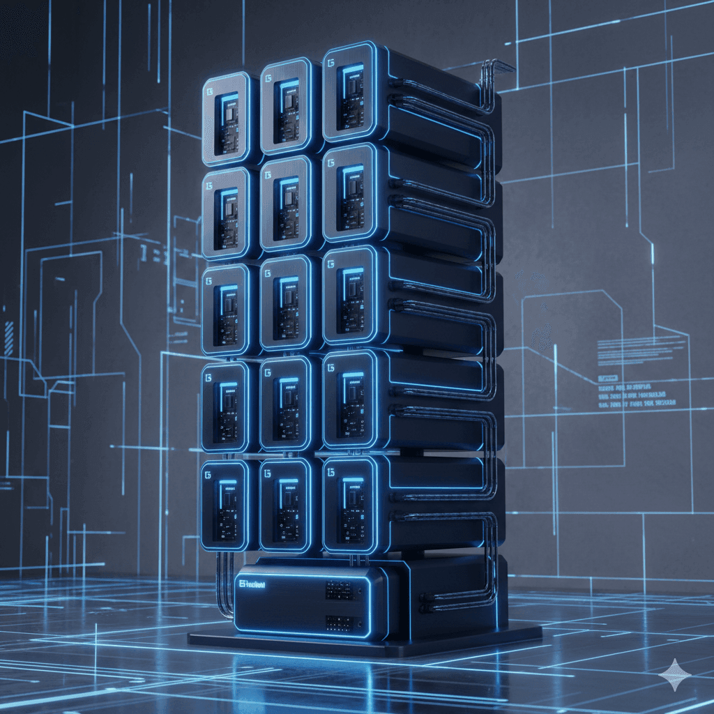 Systèmes Modulaires – Jusqu’à 16 × 15 kWh (240 kWh)